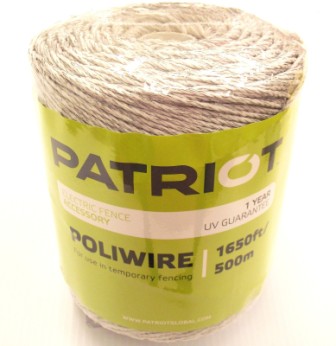 Patriot electric fence wire poli-wire poli-tape poli-rope